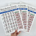 Miniatyrbilde 5 av 5: Elektrisk Gitar Akkord C 4 Streng Gitar Akkord Fingerdiagram Øvelsesdiagram S