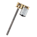 Pikkukuva 3 / 5: 1024GA20 DC 6V/12V Kierre Flip N20 Vaihdemoottori M4 x 55mm Akseli (12V 200RPM)