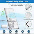 Miniatyrbilde 4 av 5: For S7, S7+, S7 MaxV, S7 MaxV Plus, S7 MaxV Ultra, T7, T7S, T7S Plus Hovedsidebørste Hepa-filtre Reservedeler