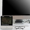 Miniatyrbillede 2 af 5: -260 Digitalt Temperatur Hygrometer Fugtighedsur Stort LCD Elektronisk Termometer Fugtighedsmåler