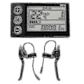Miniatyrbillede 2 af 5: 24v 36v 48v 60v 866 Controller Panel Dashboard+bremsegreb Elektrisk Cykel LCD Display Til Elektrisk E