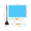 Miniatyrbillede 5 af 5: 12 Resin Omrøringsstave 1 Silikonepude Pipette Dropper