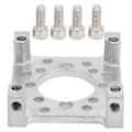 Miniatyrbillede 1 af 4: Quad Block Motorbeslag Zinklegering Simpel Installation med 4 stk. Monteringsskruer M4 x 0,7 mm