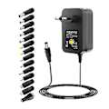 Miniatyrbild 3 av 5: 30W AC/DC Adapter Strömförsörjning Med 14 Adapterpluggar, EU-kontakt