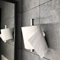 Pikkukuva 3 / 5: 3 wc-paperitelineen pidike - Ei porausta - Ruostumaton teräs - Ihanteellinen kylpyhuoneeseen, wc:hen, keittiöön - Hopea