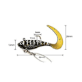 Miniatyrbilde 5 av 5: Myk Swimbait Paddle Tail Lokkemat Myk AgnPaddle Tail Swim Bait For Ørret Gjørs Abbor
