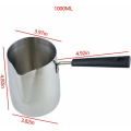 Miniatyrbilde 2 av 5: Rustfritt stål kaffemjølkeskummende potte (1000 ml) - Fei Yu