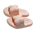Miniatyrbillede 4 af 5: Hjemmesko Komfortabel Hurtigtørrende Åndbar Skridsikker Dame Herre Sandal til Hjem Soveværelse Pink Størrelse 36-37