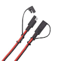 Pikkukuva 2 / 4: Jatkokaapeli 90 cm 14awg pikaliittimellä aurinkopaneelin akulle moottoripyörään traktoriin