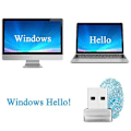 Miniatyrbild 2 av 5: USB Fingeravtrycksläsare För Windows Säkerhetsnyckel Biometrisk Fingeravtrycksskanner Sensormodul För Ins