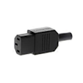 Pikkukuva 3 / 5: IEC 320 C13 Naarasliitin Uudelleenjohdotettava Virtaliitin 3-nastainen Pistorasia 10A / 250V