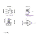 Miniatyrbilde 2 av 5: Single Coil Pickup Gitar Ledningsnett Ferdigkoblet Sett for 3/4 Strengs Sigarboks