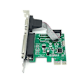 Miniatyrbillede 5 af 5: Ax99100 1p1s Rs232 Seriel Port Db25 25pin Pcie Riser Pci-e Extens Konverter