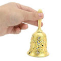 Miniatyrbild 2 av 5: Handgraverad handklocka för bröllop, skola, jul, larm och sängliggande, guld