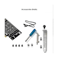 Miniatyrbillede 4 af 5: M.2 Nvme Ngff Ssd Til Pcie Sata Adapter Pcie Til M2/m.2 Adapter Sata M.2 Ssd Pcie Adapter M Key B Key