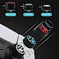 Miniatyrbillede 3 af 5: 6 stk. Pote Tommelfinger Stick Grip Hætte Cover Til Ps3// / / 360 Joystick Case Tilbehør(c)