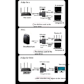 Miniatyrbilde 3 av 5: Etet Splitter 1 Til 2 Rj45 Adapter Internett Samtidig, USB Til Dobbel- Fe Rj45 Po