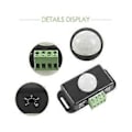 Miniatyrbild 3 av 5: 5st DC 12 24v 8a Automatisk Justerbar Pir Rörelsesensorswitch Ir Infraröd Detektor Ljusströmbrytare M