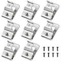 Miniatyrbilde 1 av 5: 8 stk. 304 Rustfritt Stål Drill Klips Verktøy Kroker med Skruer for N268241 Passer for 20V Elektroverktøy DCD980 DCD980L2 DCD985