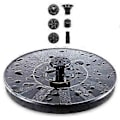 Miniatyrbillede 3 af 5: Damfontæne 8 Lys Flydende Solar Fontæne Have Vandfontæne Pool Panel Drevet Fontæne Vandpumpe-C