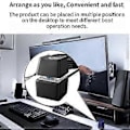 Miniatyrbillede 5 af 5: LED Lys Computer Desktop Switch PC Bundkort Ekstern Start Strømknap Forlængerkabel til Hjemmekontor 10M Sort