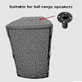 Miniatyrbild 3 av 4: Högtalarstativ Topplock, Metall Högtalarskåp Stolpfäste, PA/DJ Stativ Högtalarstativ Monteringsadapter 107x84mm (2-pack Svart)