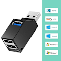 Miniatyrbild 5 av 5: Usb 3.0 3-port Hub (2 Usb 2.0 + Usb 3.0), Datahubb för och datorer och andra Usb 3.0-kompatibla enheter