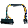 Pikkukuva 1 / 5: 24-nastainen - 8-nastainen ATX PSU -adapterikaapeli malleille 3020 7020 9020 Precision T1700, 12 tuumaa (30 cm)