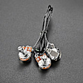 Miniatyrbilde 4 av 5: Single Coil Pickup Gitar Ledningsnett Ferdigkoblet Sett for 3/4 Strengs Sigarboks