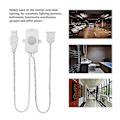 Miniatyrbillede 5 af 5: 2A DC 5‑24V PIR Infrarød Bevægelsessensor Detektor Automatisk Kontakt LED Strip USB Interface Hvid