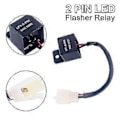 Miniatyrbillede 3 af 4: Motorcykel Blinkrelæ, Motorcykler LED Blinklys Relæ Blinksignal Hastighedskontrol Blink Relæ Blink Signal Relæ - 2023