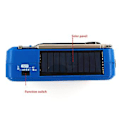 Miniatyrbild 3 av 5: Multifunktionell Handvevad Solcellsdriven FM AM SW1 SW2 Radio 1200mAh Batteri