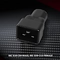Miniatyrbillede 3 af 5: Bei IEC 320 C13 til C20 AC Adapter, IEC 15A til 10A, 16A til 10A AC Konverter, C20 16A til C13 10A