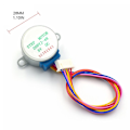 Miniatyrbillede 4 af 5: 28byj-48-5v 4-faset skridtmotor + Uln2003-drivmodul 1/64 reduktionsforhold
