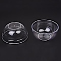 Miniatyrbillede 3 af 5: Kvinder 9cm X 4.5cm Diy Ansigts Klar Plastik Maske Skål Mixer Holder 2 stk
