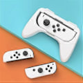 Miniatyrbilde 3 av 5: Nye Joycons Håndtak Grep Stativ Håndgrep Brakett Hånd Grep Kontrollerholder for ,B