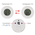 Miniatyrbild 2 av 5: 4x Mini LCD L Termometer Temperatur Fuktighetstestare Hygrometer För Kylskåp