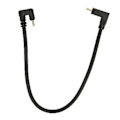 Miniatyrbilde 1 av 5: USB C Forlengelseskabel 10Gbps 4K 60Hz 90 Graders Høyre USB Hann til Hann Forlengelsesdatakabel 0.3m/1.0ft