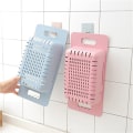 Pikkukuva 3 / 5: Lasten säädettävä kylpyhuoneen ammeen suihkukorin säilytyskori Retractable Bath Towel Holder Basket Household Non-Slip (Sininen)