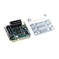 Pikkukuva 1 / 5: Kaksiporttinen Sata-laajennuskortti Mini PCI-E - Sata3-kiintolevyliitinadapteri