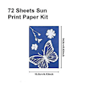 Pikkukuva 2 / 5: 73-osainen syanotypiasarja, aurinkoherkkä Sunprint