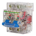 Miniatyrbilde 1 av 4: Transparent Strømbryter 2P Høy Sensitivitet Enkel Observasjon Strømbryter Luftbryter for AC-systemer 400V 80A
