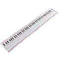 Pikkukuva 2 / 5: Piano Keyboard Note 88 -koskettimen kaavio Kannettava vedenpitävä oppimisopas sormiharjoitteluun