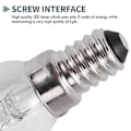 Miniatyrbilde 5 av 5: 2x E14 3w Led Komfyrhette Viftepære Varm