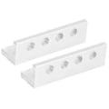 Pikkukuva 1 / 4: 2kpl 310300040040 4-reikäinen L-muotoinen kanava Alumiinikanavan lisäosat (40mm)