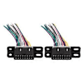 Miniatyrbillede 1 af 5: 2 STK Diagnostisk OBD2 16 PIN Hun-stik Ledningsnet Bil 16 PIN Hun-stik Passer Universelt til de Fleste OBD2-stik