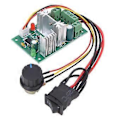 Miniatyrbild 3 av 4: Motorvarvtalsregulator DC6~30V CW CCW PWM Hastighetsregleringsbrytare 6A Varvtalsregulator