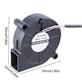 Pikkukuva 4 / 4: Hiljainen 5V USB-jäähdytystuuletin DC5V harjaton tuuletin PC:n jäähdytyselementille 3500RPM nopeus