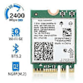 Pikkukuva 3 / 5: Wi-Fi 6e Ax210 langaton kortti 2400mbps Bluetooth 5.2 työpöytäsarja 802.11ax 2.4g/5ghz/6ghz Ax210ngw,wi
