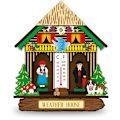 Miniatyrbild 1 av 5: Väggmonterad barometer, väggmonterad barometer, temperatur- och fuktighetssensor